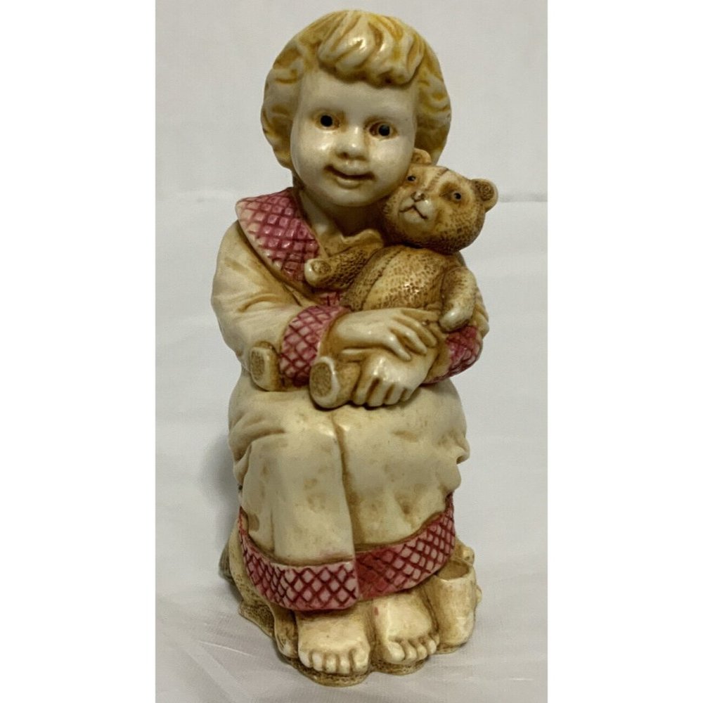 Vintage Harmony Kingdom Angelique “Pastille” Trinket Box Figurine